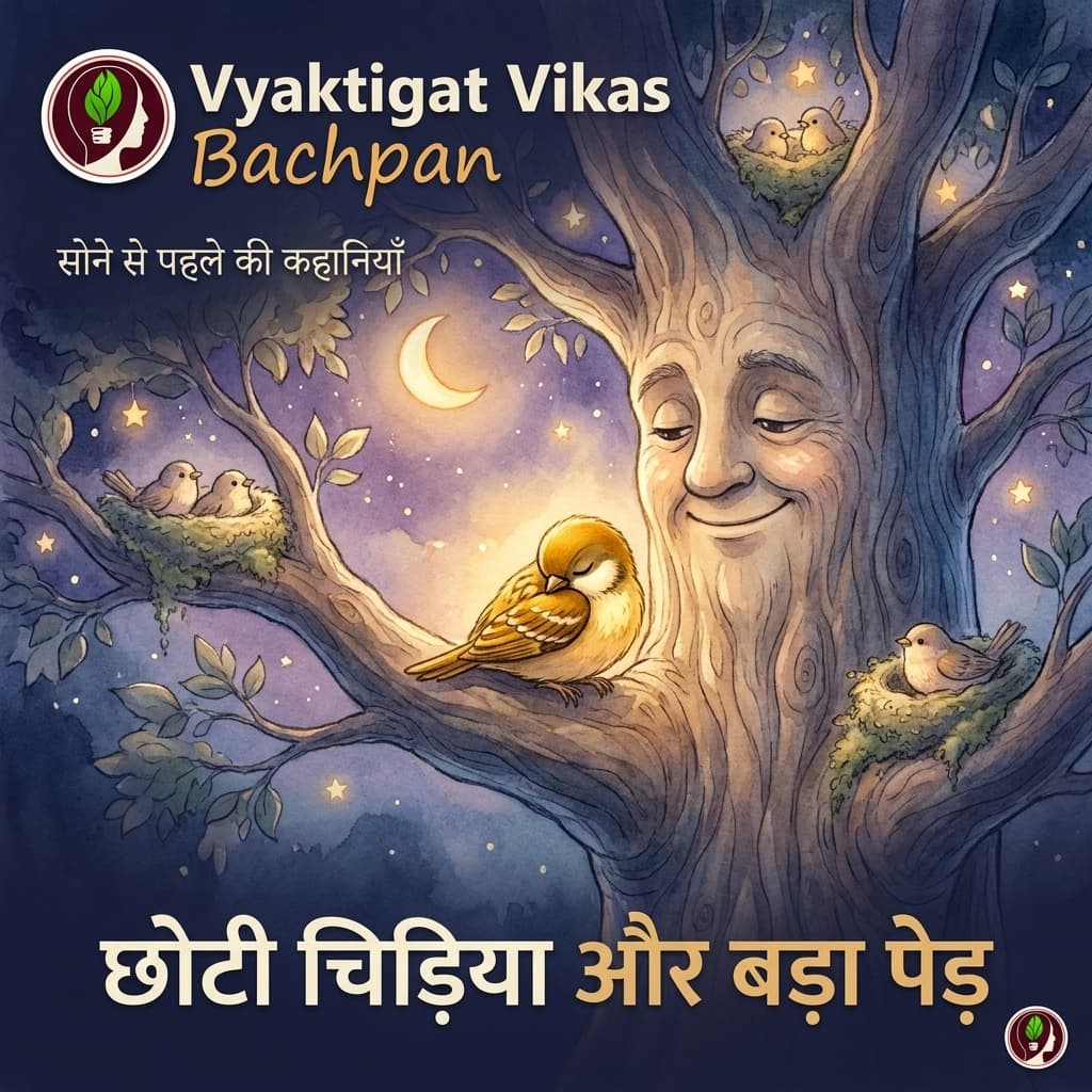 छोटी चिड़िया और बड़ा पेड़