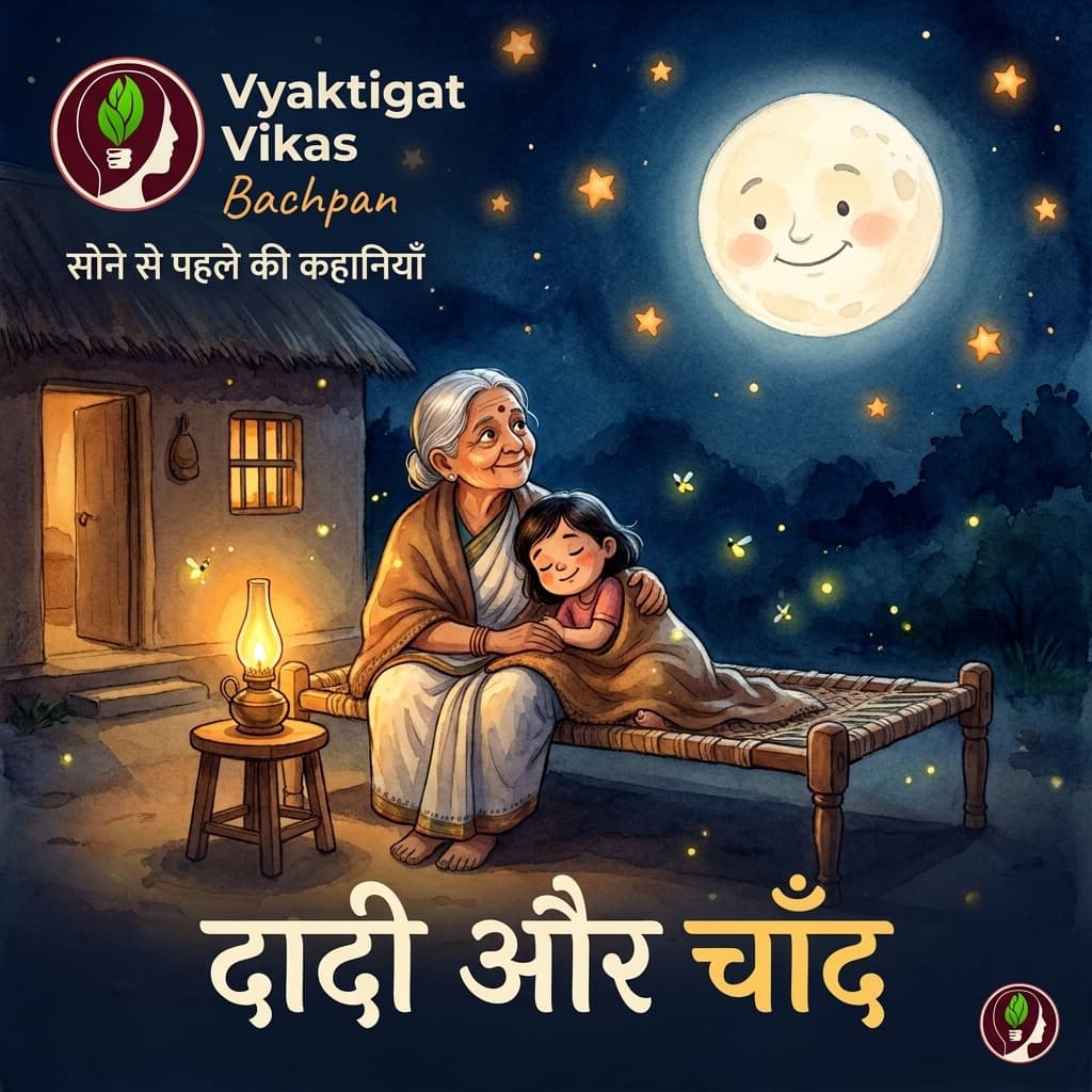 दादी और चाँद