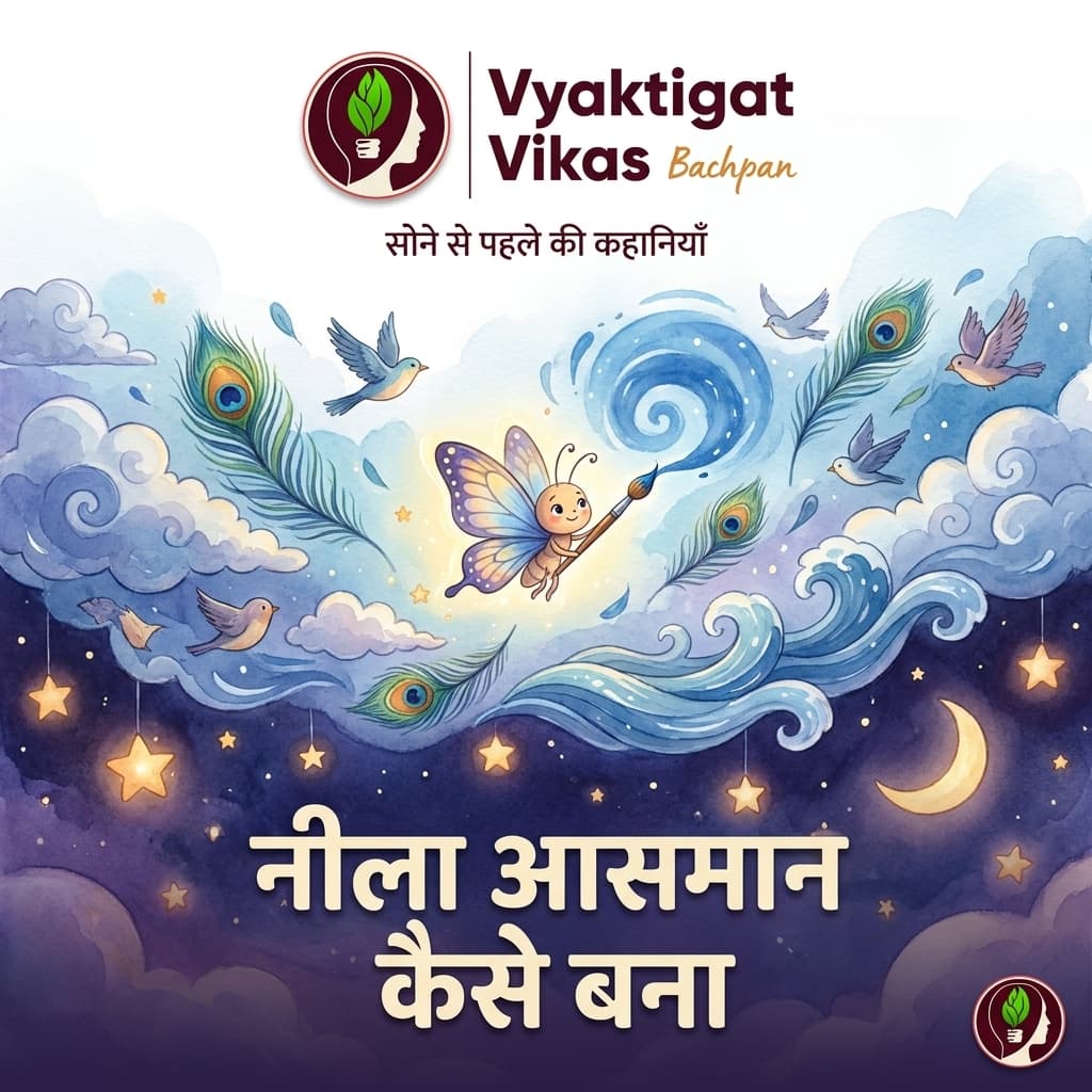 नीला आसमान कैसे बना