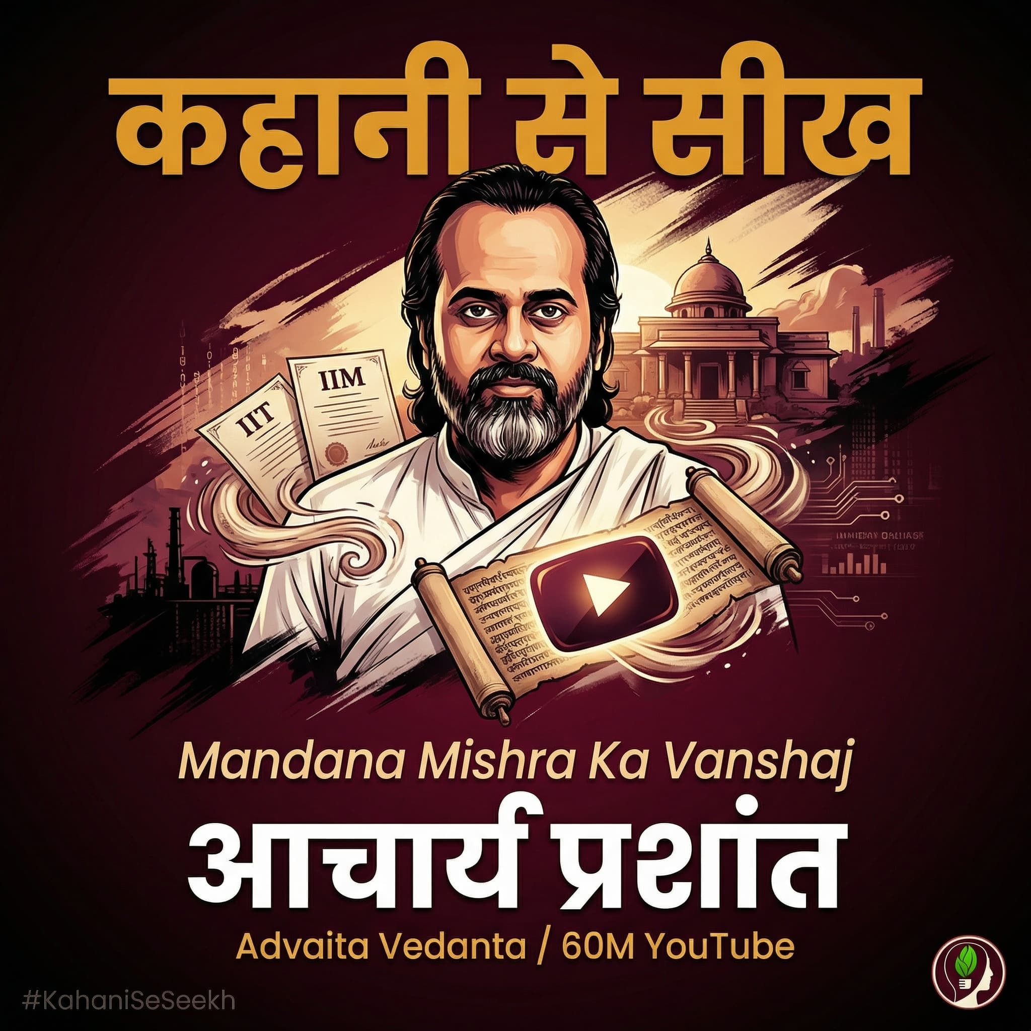 कहानी से सीख: Acharya Prashant — Mandana Mishra Ka Vanshaj
